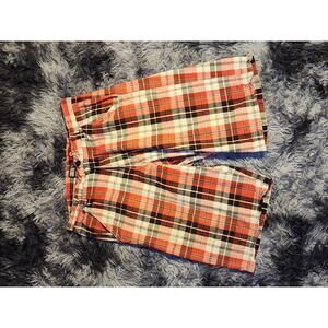 Southpole Plaid Shorts Vintage Y2k Mens Size 32 Red Black Skater Grunge Baggy
